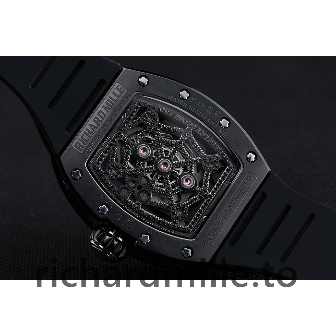 Richard Mille RM 19-01 1454259 Men Black Dial Watch