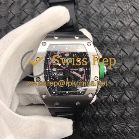 RM011-01 R Mancini Flyback Chrono KVF Titanium Black Skeleton Dial 7750