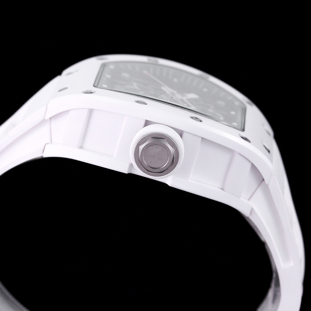 Best Richard Mille RM 055 Bubba Watson Replica – White Ceramic Skeleton, Elegant Design
