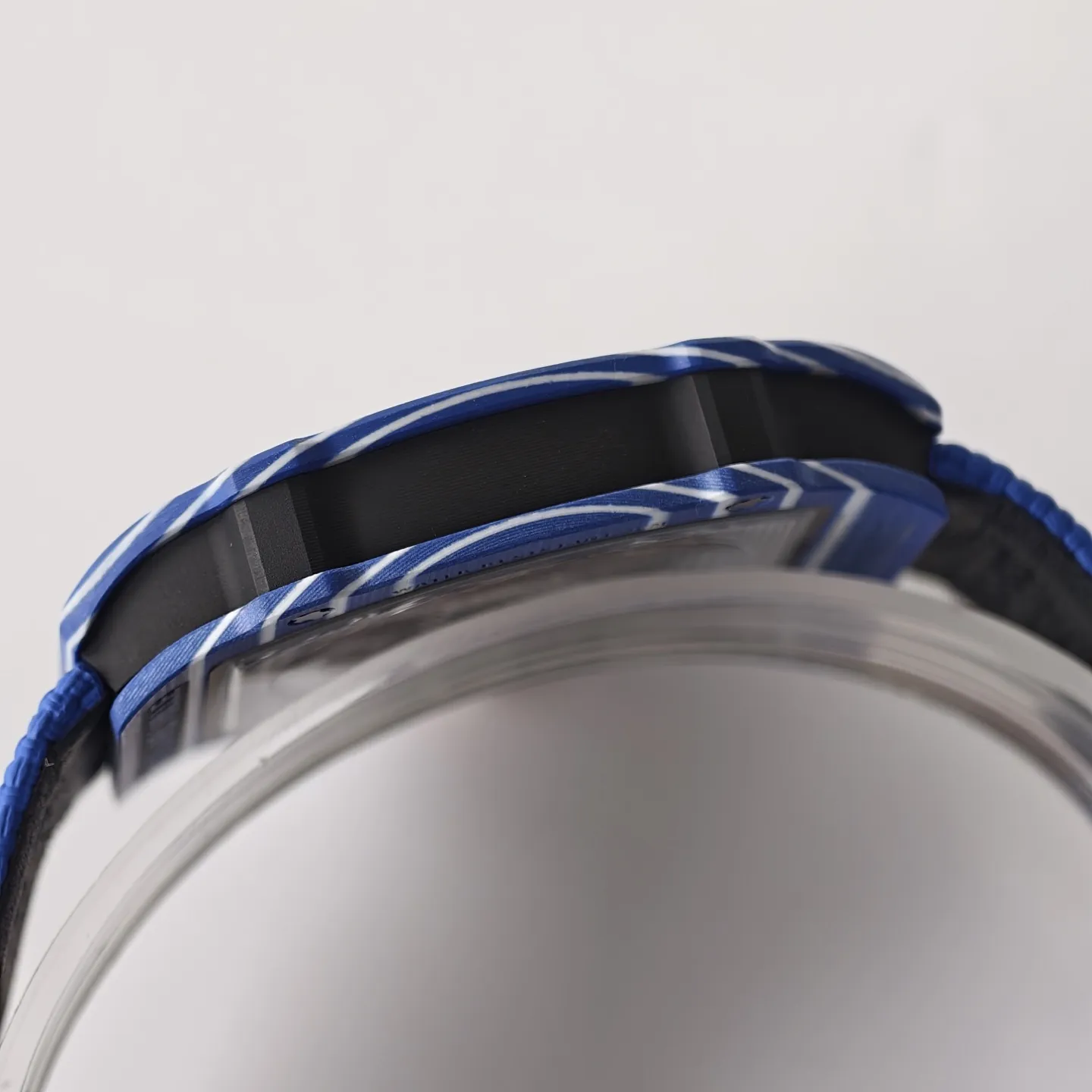 UMI RM 67-02 Fernando Alonso Blue Carbon Case Yellow Bezel Blue Fabric Strap Replica Watch