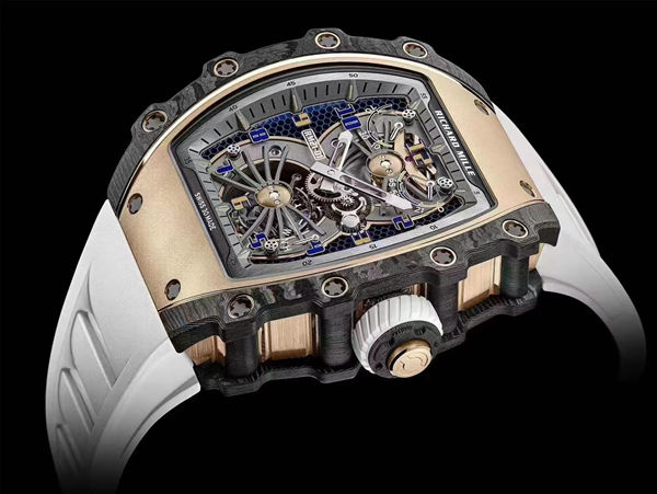 New RM 21-01 Tourbillon Aerodyne Rubber Band Mechanical Men Watch