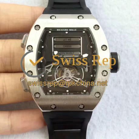 RM69 Erotic Tourbillon KVF Titanium Black Dial Caliber RM69