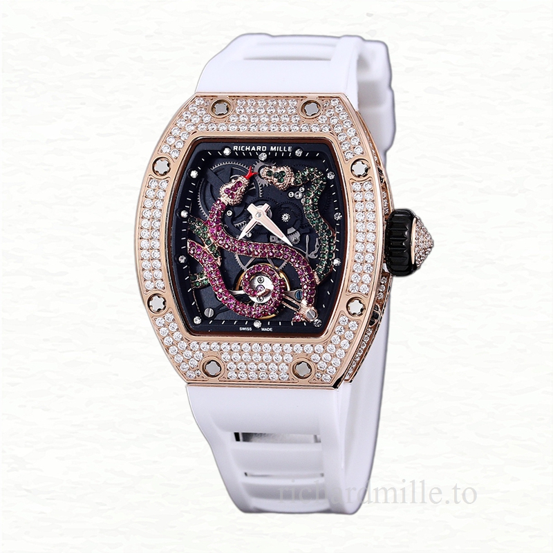 Richard Mille RM 026 Automatic Unisex Stainless Steel Transparent Dial Watch