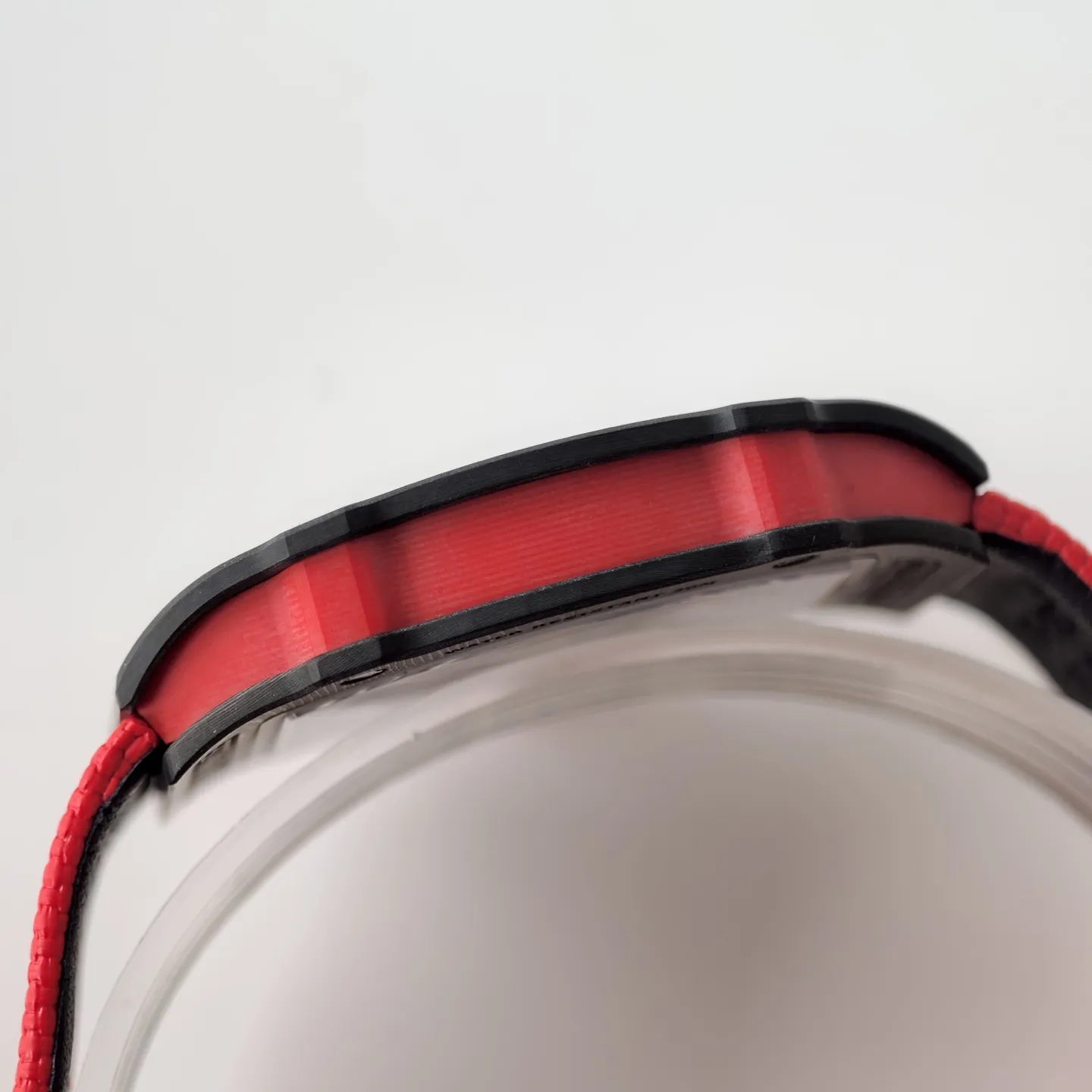 UMI RM 67-02 Sebastien Ogier Black Forged Carbon Red Fabric Strap Replica Watch