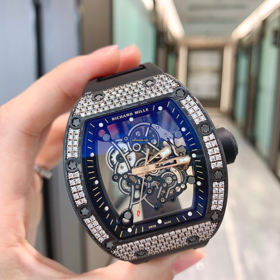 Richard Mille Rm 055 18K rose gold with diamonds