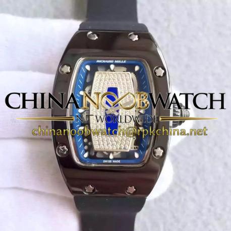 RM07 Ladies PVD Blue &amp; Diamonds Dial M6T51