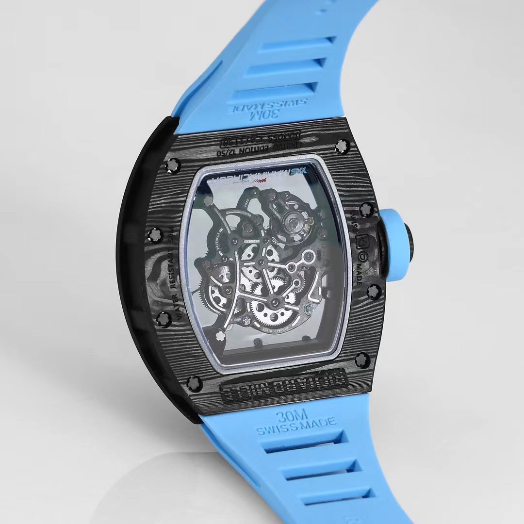 Replica Richard Mille RM 055 Carbon Fiber Men's Watch: Masterpiece of Innovation, Craftsmanship, and Modern Elegance