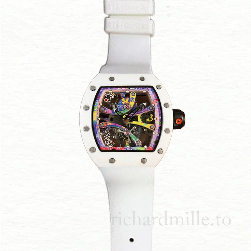 Richard Mille RM68-01 Hand Wind Men Watch Transparent Dial