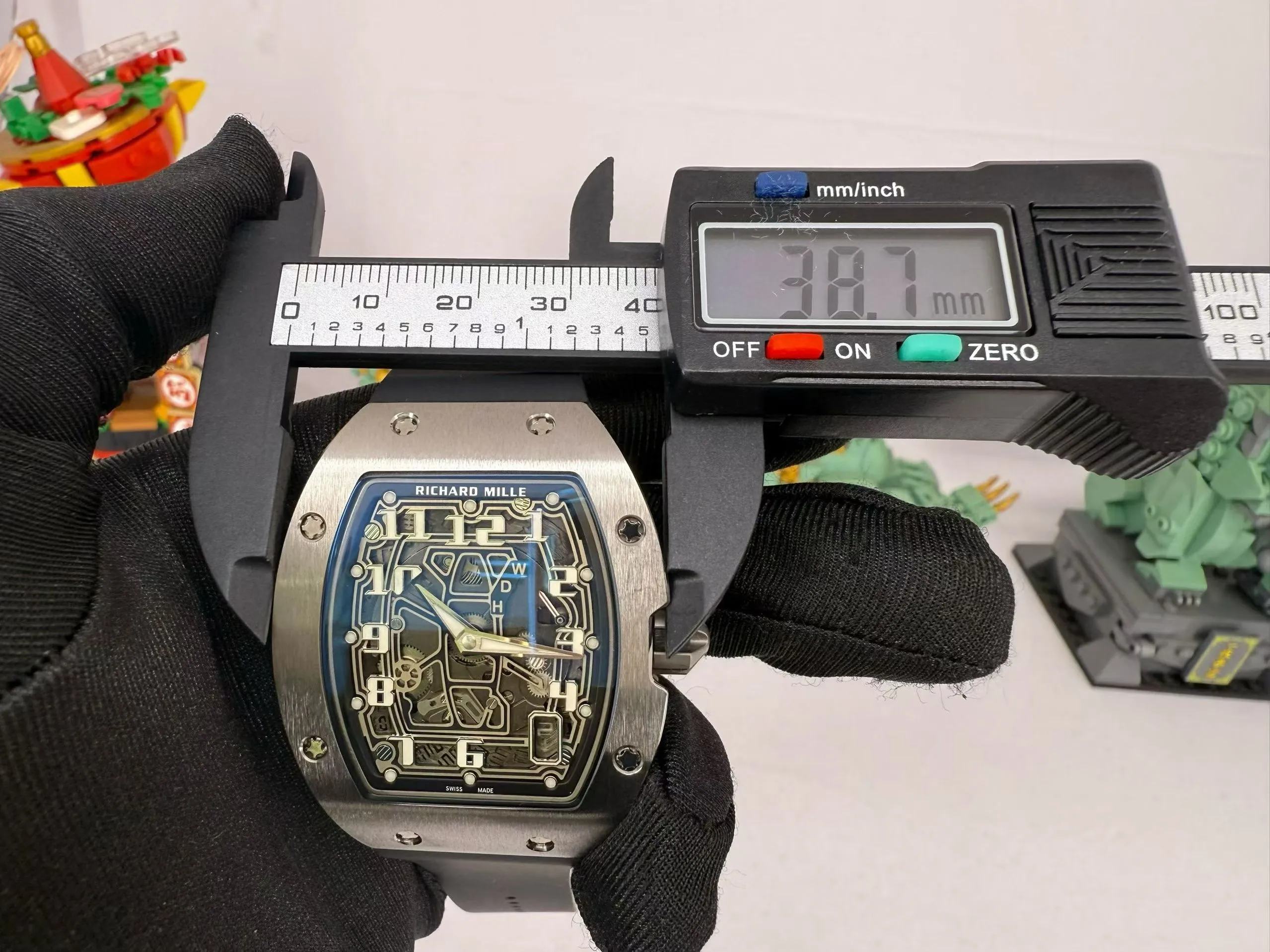 Best Super Clone Richard Mille RM 67-01 Ultra Thin Automatic 7.75mm Titanium Skeleton Watch