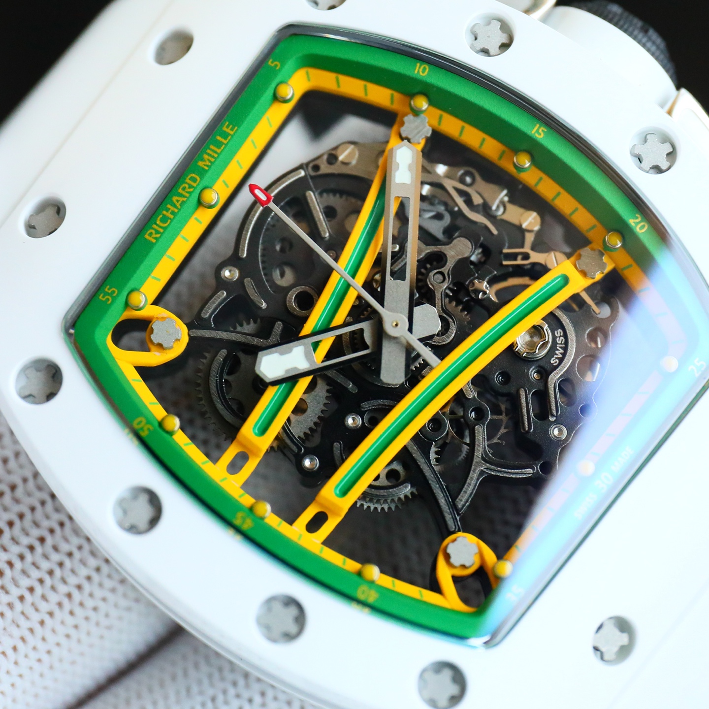 Best Richard Mille RM 61-01 Replica Yohan Blake Watch | Swiss Movement | Luxury Ceramic Carbon Fiber Design