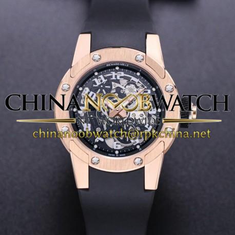 RM63-01 Dizzy Hands V9F Rose Gold Skeleton Dial Swiss 23J