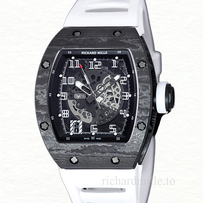 Richard Mille RM 010 Automatic Men Carbon Fiber Watch