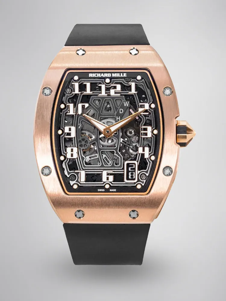 Best Super Clone Richard Mille RM 67-01 Ultra Thin Automatic 7.75mm Titanium Skeleton Watch