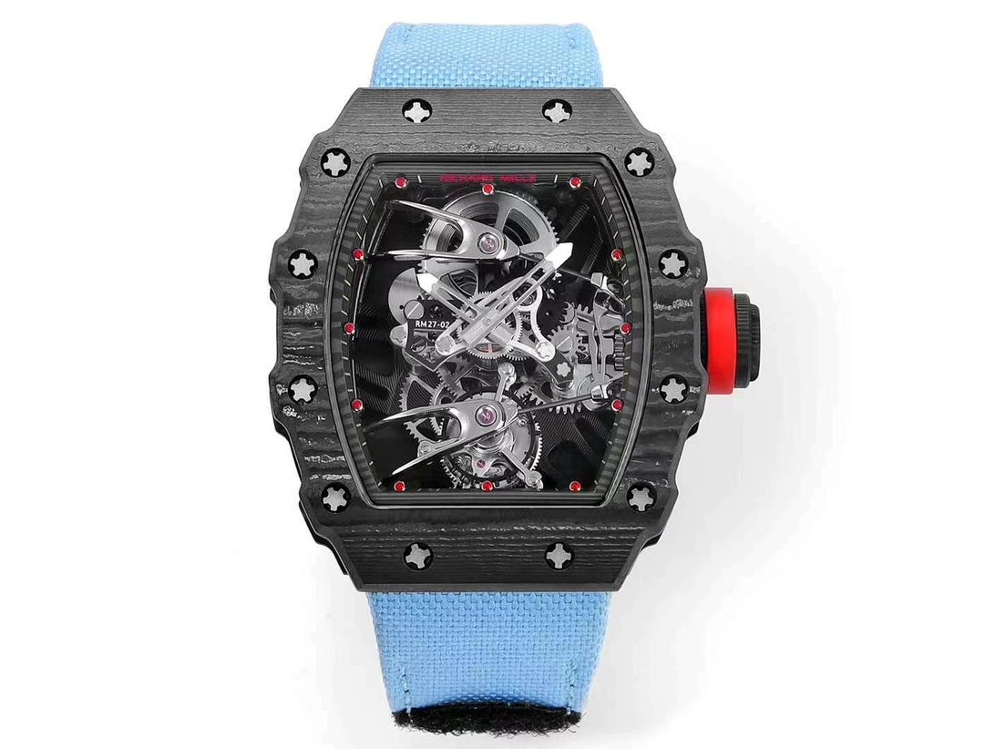 High-End Richard Mille RM 27-02 Replica | Swiss Tourbillon Movement | Best Carbon Fiber Skeleton Watch