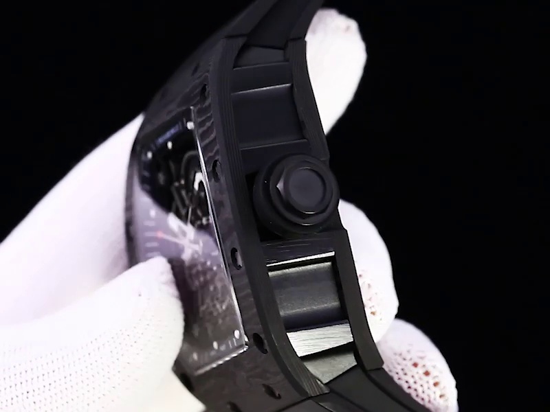Premium Richard Mille RM 055 Bubba Watson Replica Watch – Swiss Movement, Carbon Fiber Case, Skeleton Dial