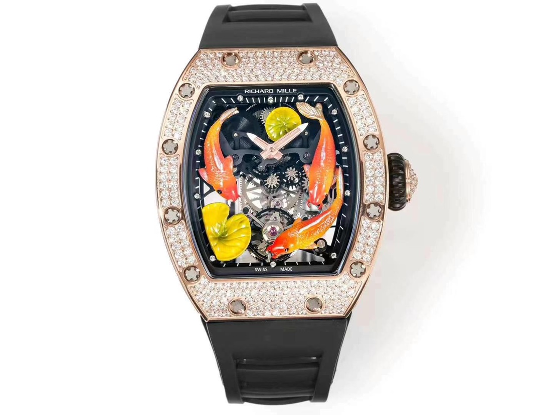 Replica Richard Mille RM S10 Koi Tourbillon Watch - Limited Edition Men’s Fake Tourbillon Timepiece