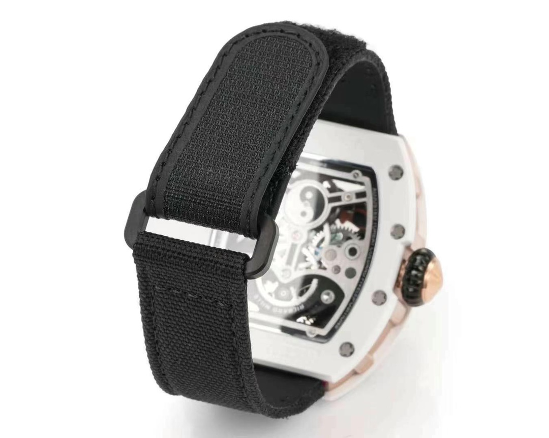 Richard Mille Replica RM S10 Koi Tourbillon Watch with White Ceramic Case