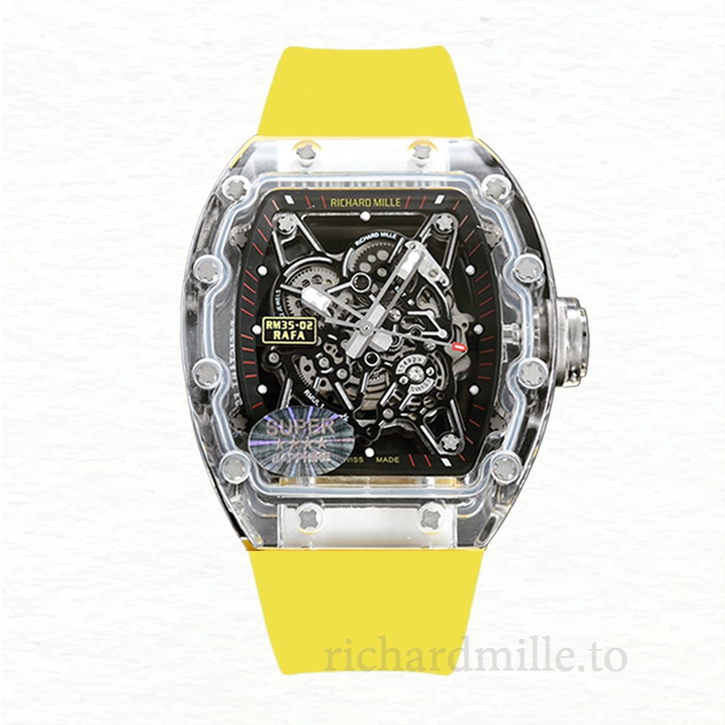 Richard Mille RM35-02 Men Automatic Watch Rubber Band