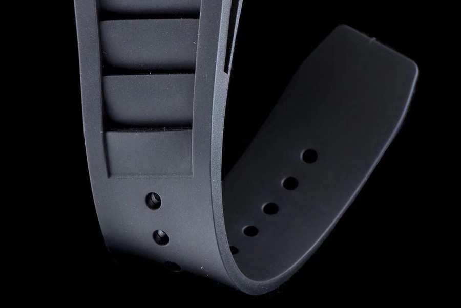 Richard Mille Replica RM 051 Black Strap Sapphire Mirror