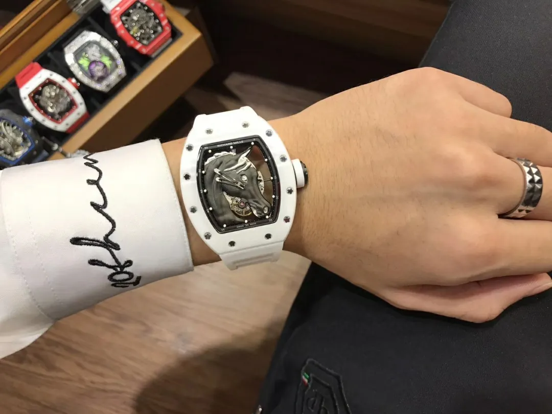 Richard Mille RM 52-02 White Horse Tourbillon Swiss Movement Super Clone