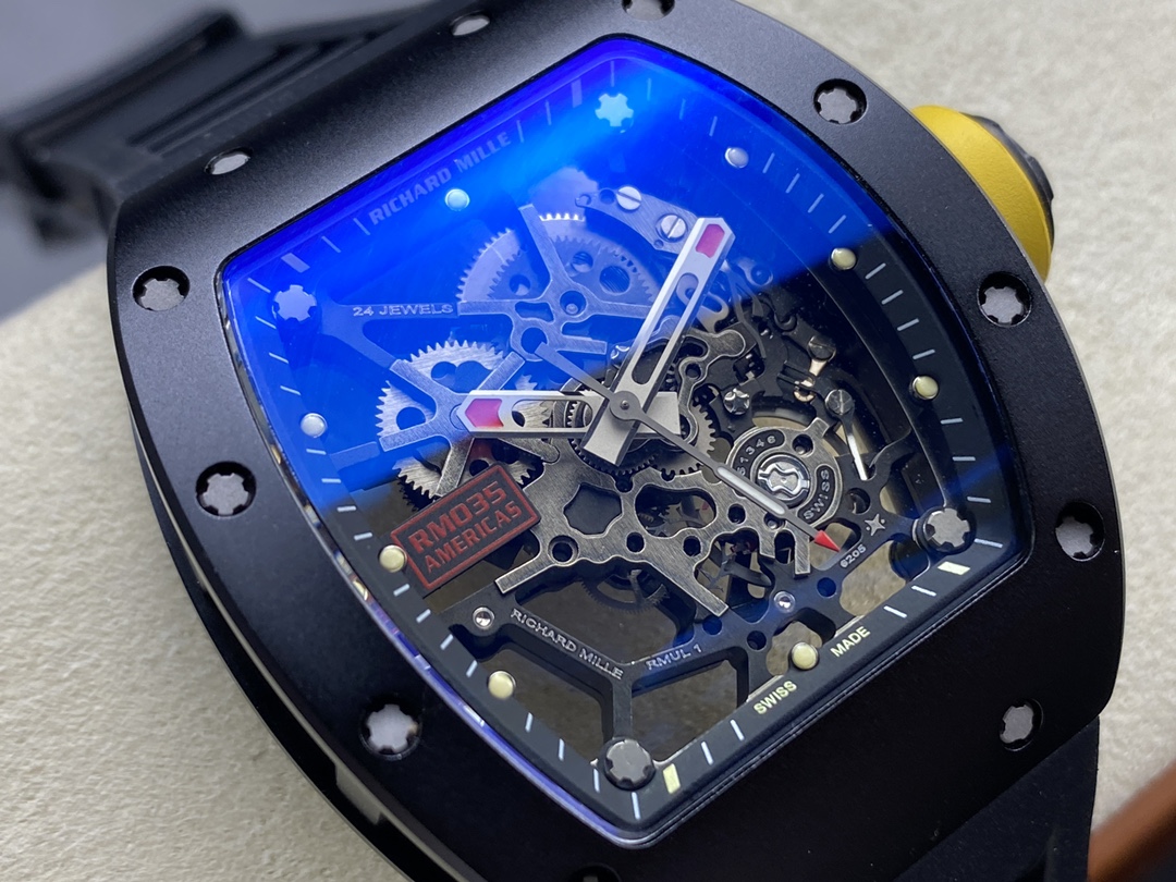 Richard Mille RM 035 Replica Rafael Nadal – Ultra-Light Skeleton Dial Watch With Premium CNC Magnesium Alloy Case