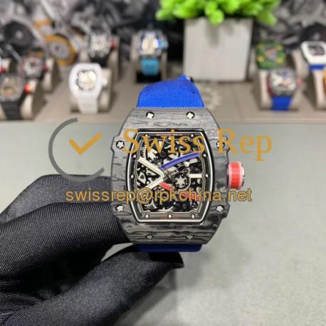 RM67-02 VKF Forged Carbon Black Dial M9015