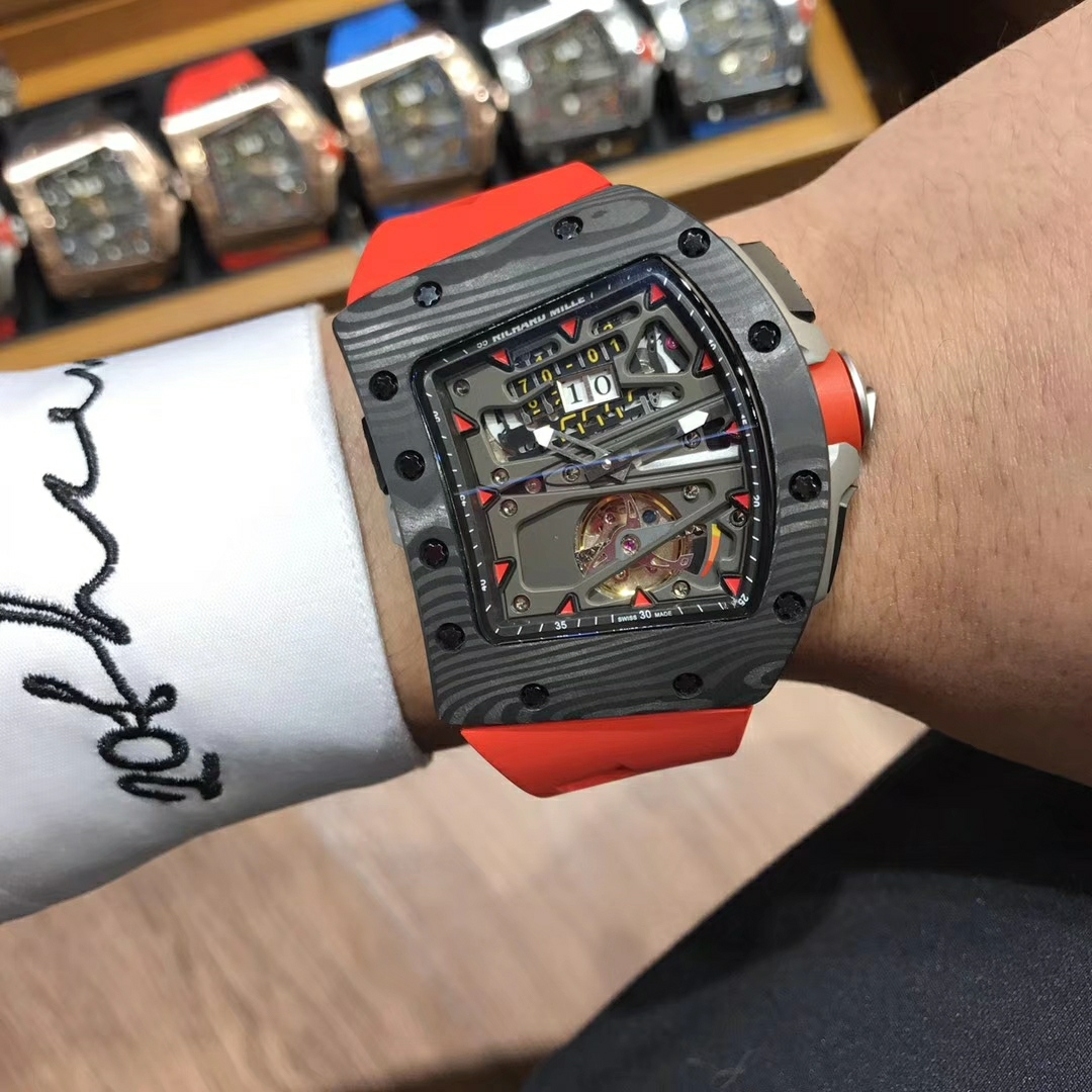 RM 70-01 Alain Prost Tourbillon Replica - Carbon TPT Super Clone Richard Mille Watch