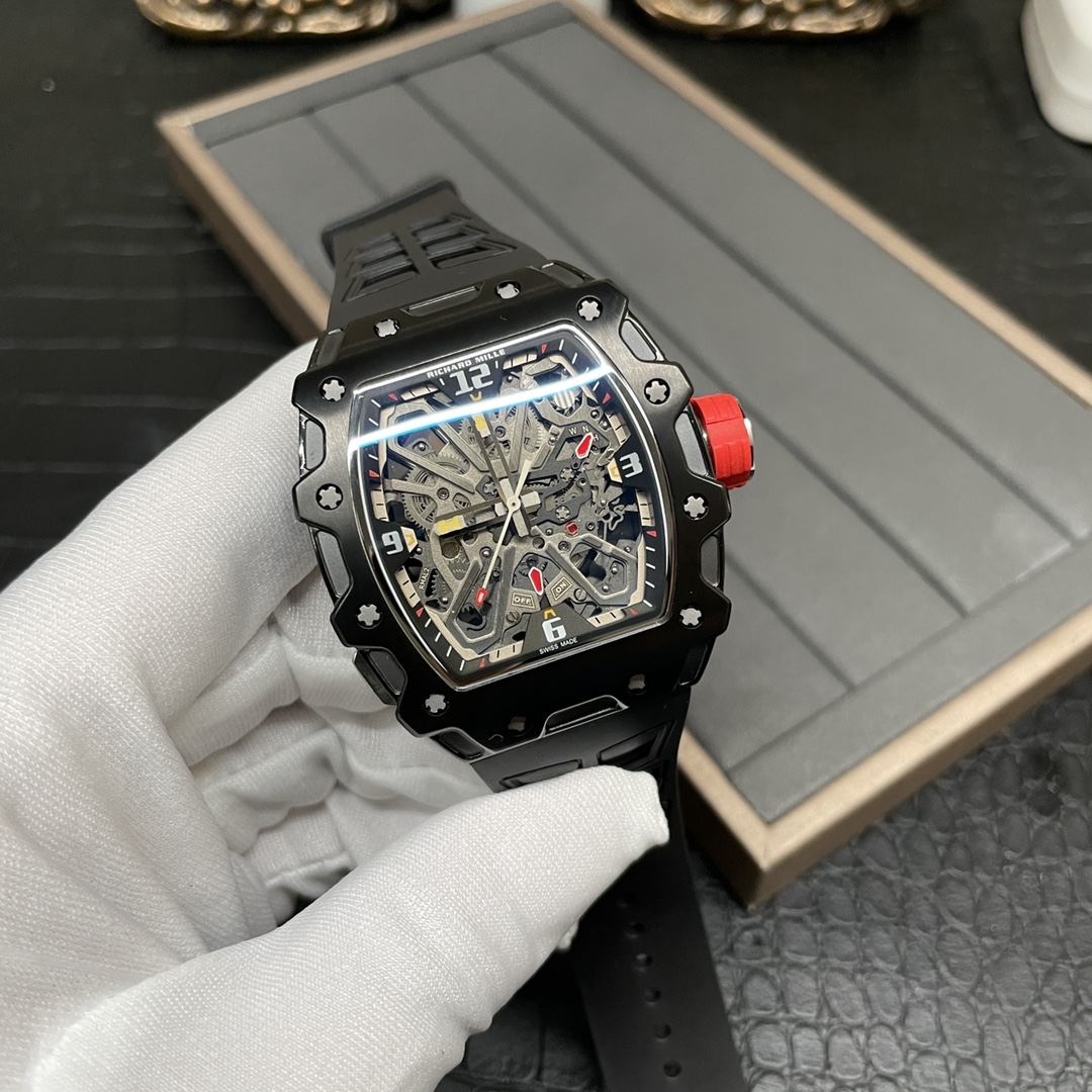 Richard Mille RM 035-03 Rafael Nadal Super Clone Skeleton Dial Swiss Movement 43mm Replica Watch