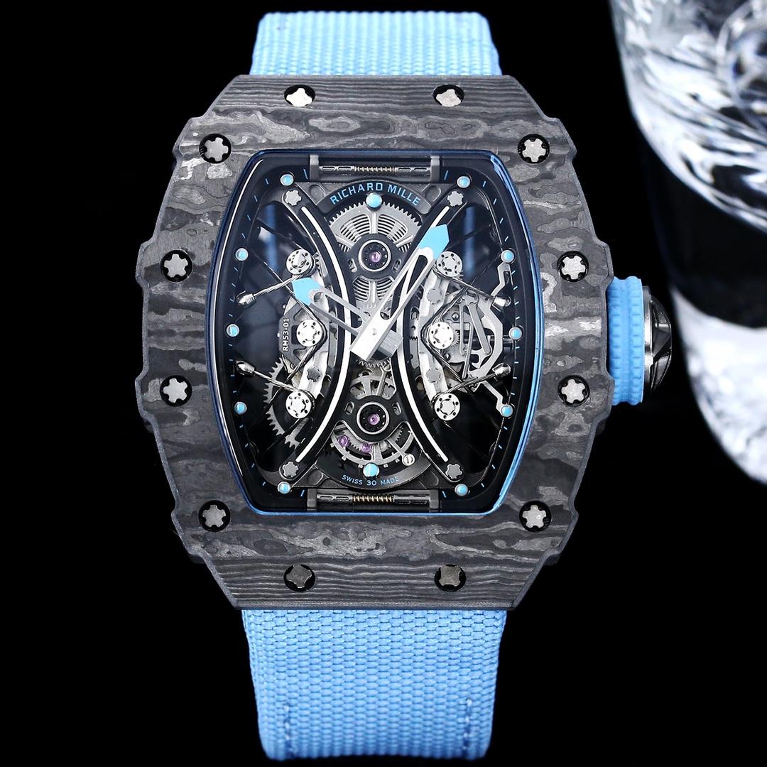 Richard Mille RM 53-01 Replica Tourbillon Pablo Mac Donough Watch – Swiss Precision & Carbon Fiber Case