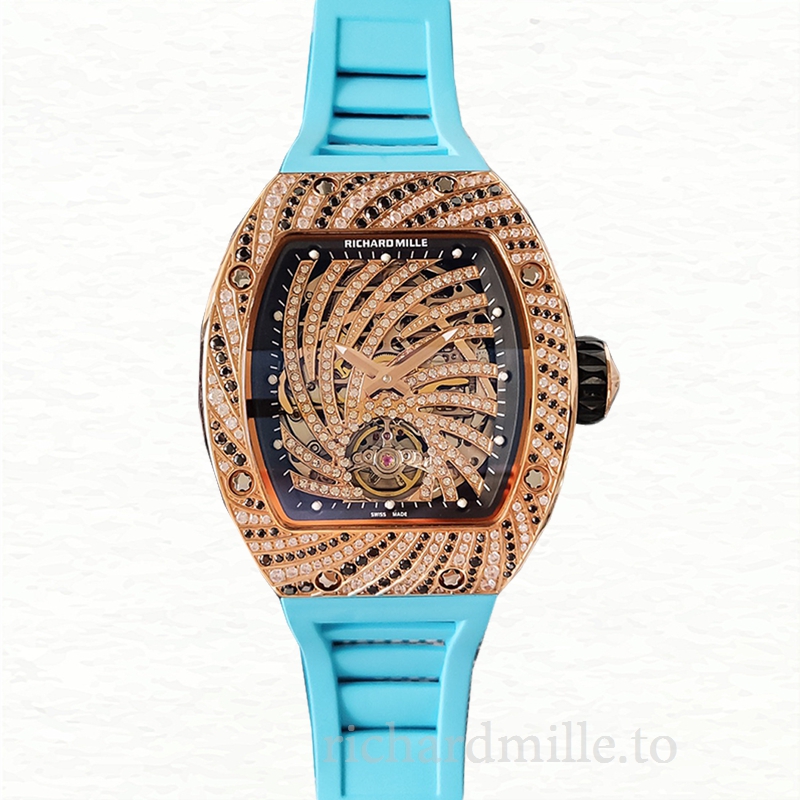 Richard Mille RM51-02 Mechanical Ladies Rubber Band Watch