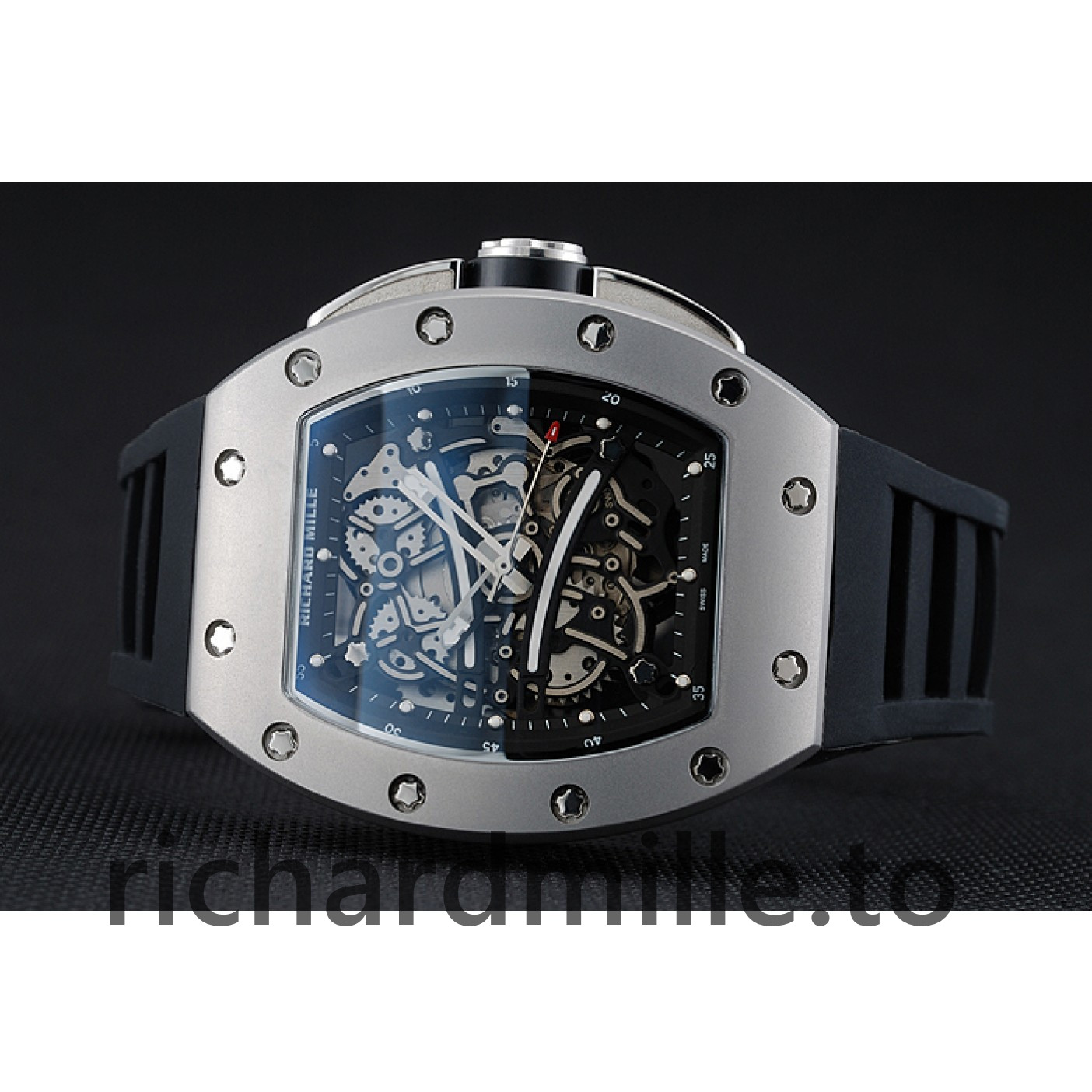 Richard Mille RM 61-01 1454204 Black Dial Men Rubber Watch