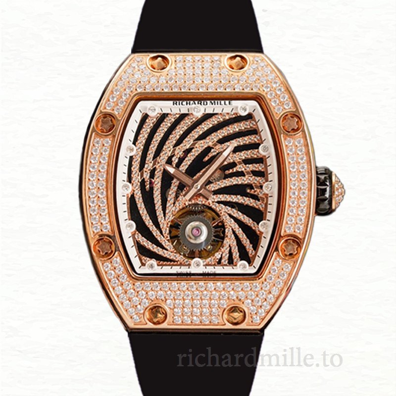 Richard Mille RM51-02 Automatic Ladies Dot Diamond Dial Watch