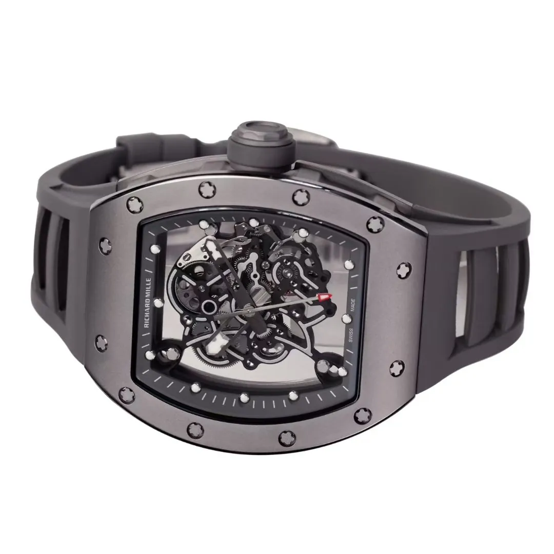 Replica Richard Mille RM 055 Bubba Watson Super Clone Watch – Titanium Full Grey Edition