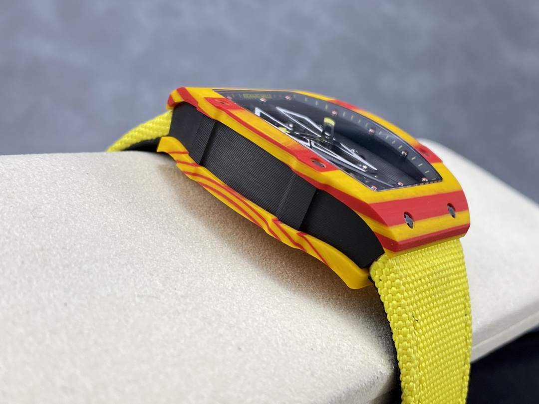 Replica Richard Mille RM27-03 Rafael Nadal Tourbillon Swiss Movement Carbon Fiber Watch