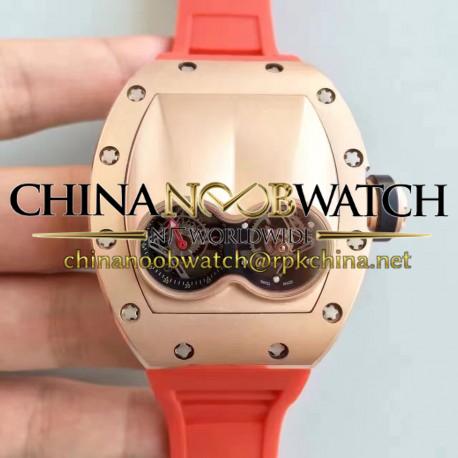 RM053 Pablo MacDonough Tourbillon Rose Gold Black Dial Swiss 2824