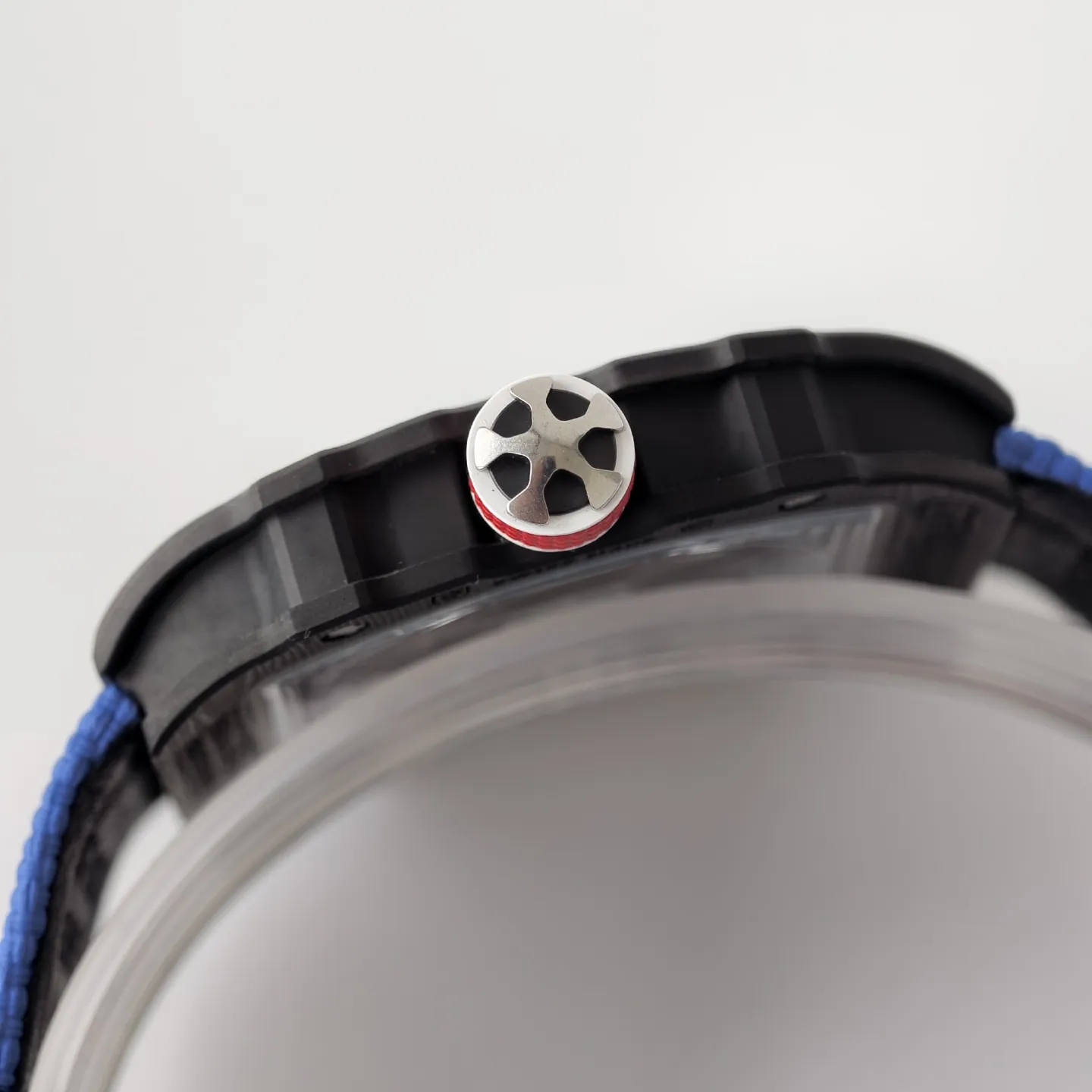 UMI Richard Mille RM 67-02 Automatic Carbon TPT Case Blue Elastic Fabric Strap Replica Watch