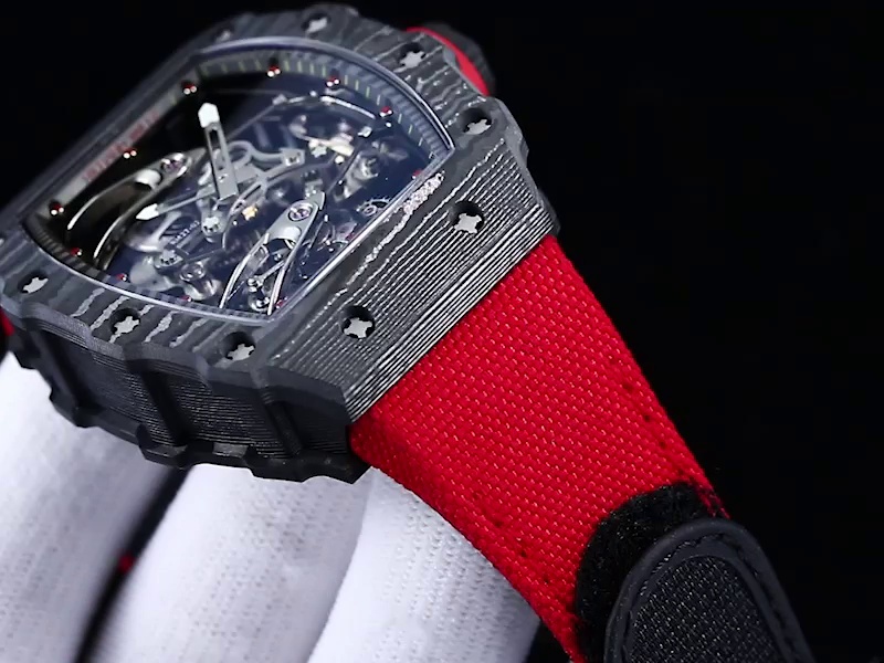 Swiss Richard Mille RM 27-02 Tourbillon Rafael Nadal Replica Watch – Lightweight Carbon Fiber Case, Skeleton Dial