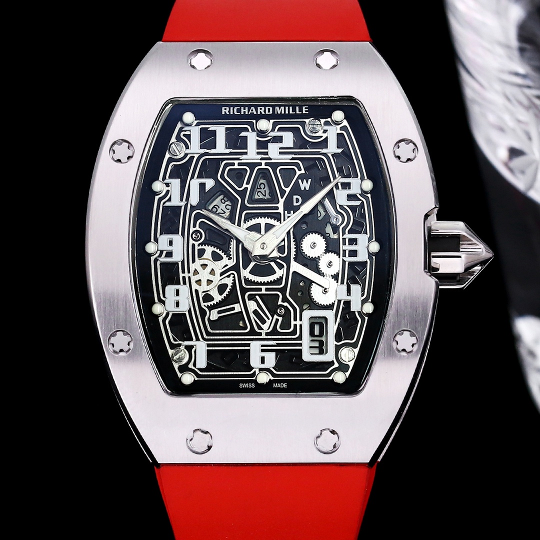 Luxury Richard Mille RM 67-01 Replica Red Strap Watch For The Modern Gentleman – Swiss Precision