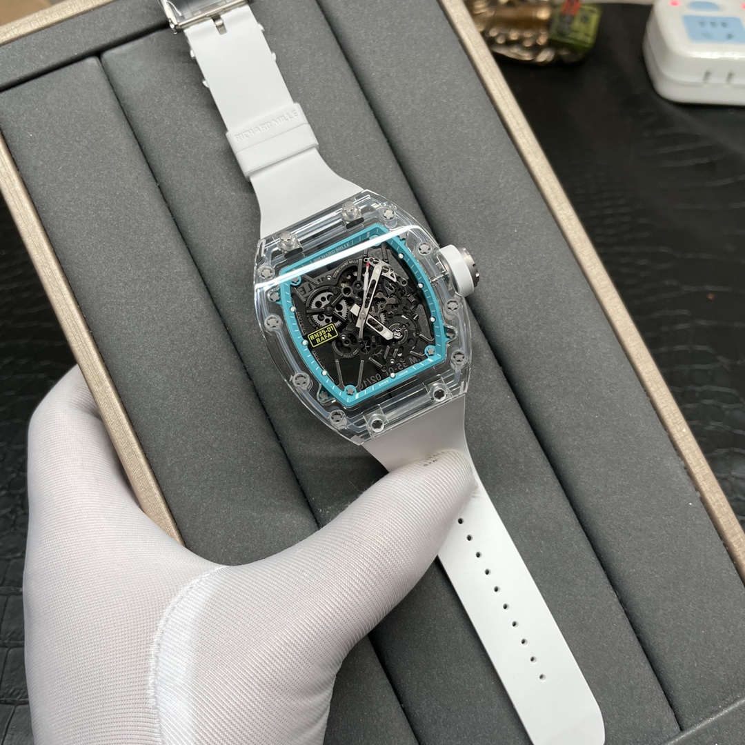 Replica Richard Mille RM 35-01 Rafael Nadal Watch – Swiss Tourbillon Movement, Skeleton Dial, Crystal Glass Case
