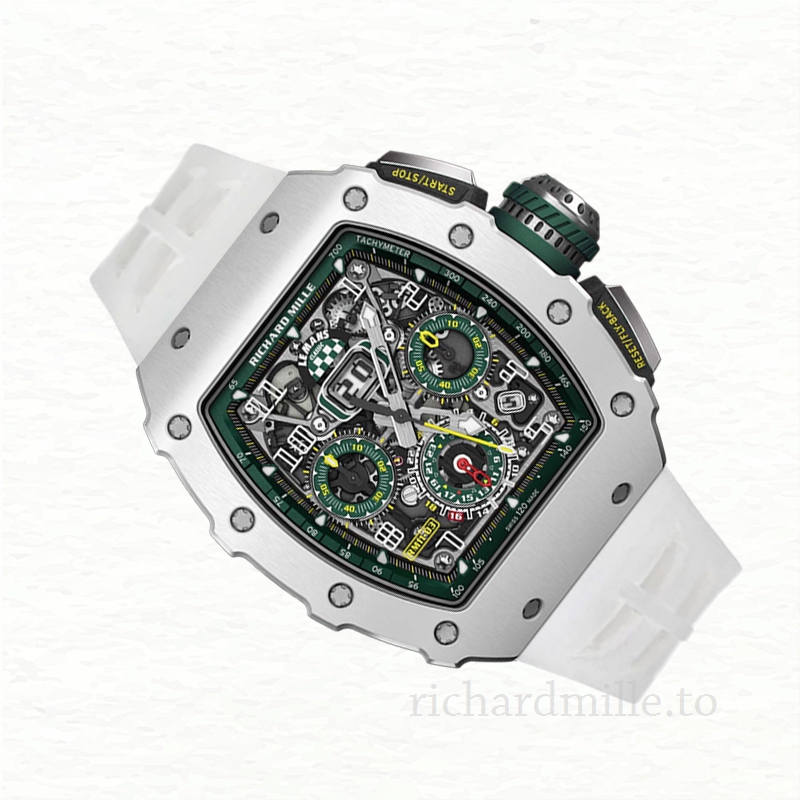 Richard Mille RM 11-03 Transparent Dial Men’s Rubber Band Silver