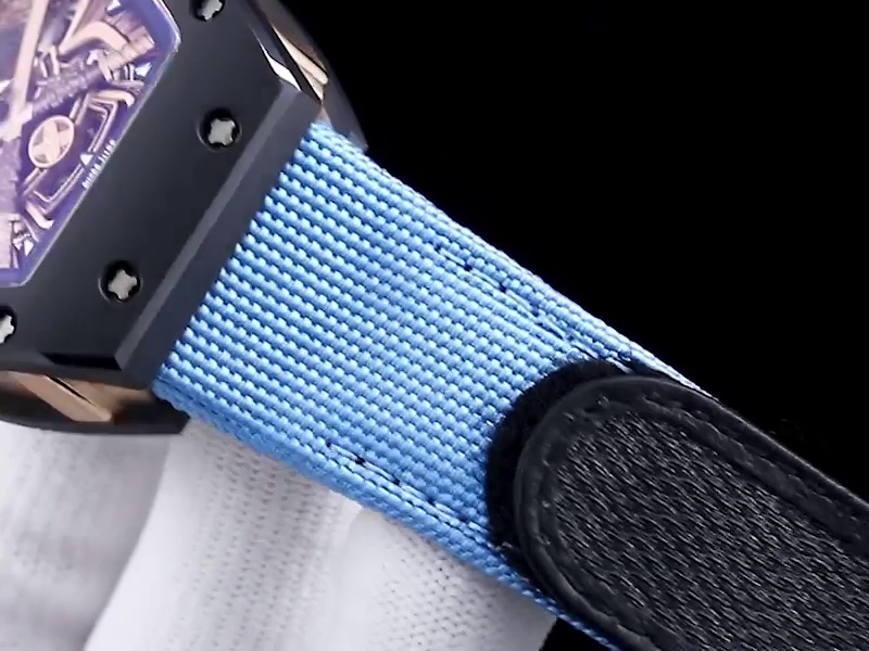 Richard Mille RM 047 Tourbillon Replica Samurai Design Watch – Carbon Case, Skeleton Dial