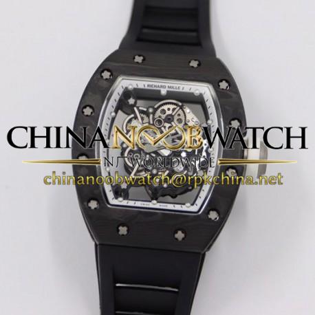 RM055 KVF V3 NTPT White Dial Black Rubber Strap M8215
