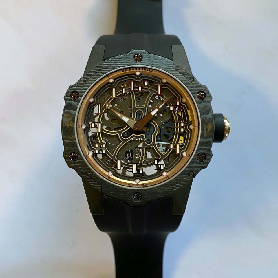 Richard Mille RM033-02 Automatic in Carbon TPT &amp; Rose Gold RM33