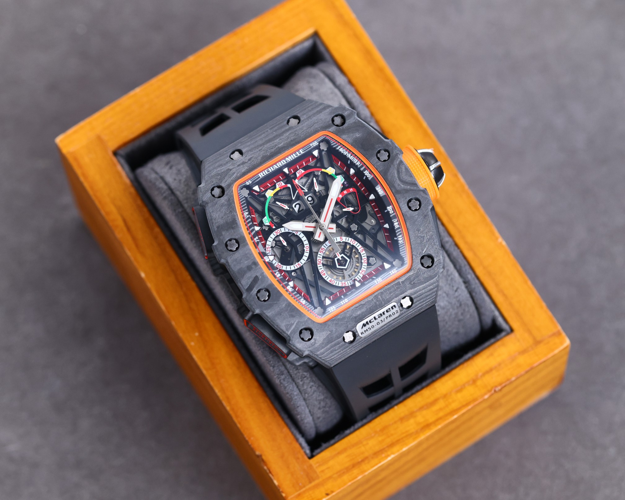 Super Clone Richard Mille RM50-03 McLaren F1 Tourbillon Men's Watch Replica