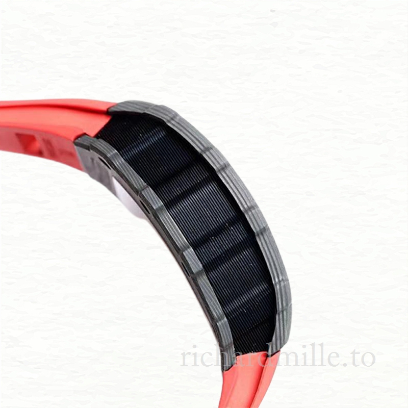 Richard Mille RM35-02 Men Mechanical Rubber Band Transparent Dial