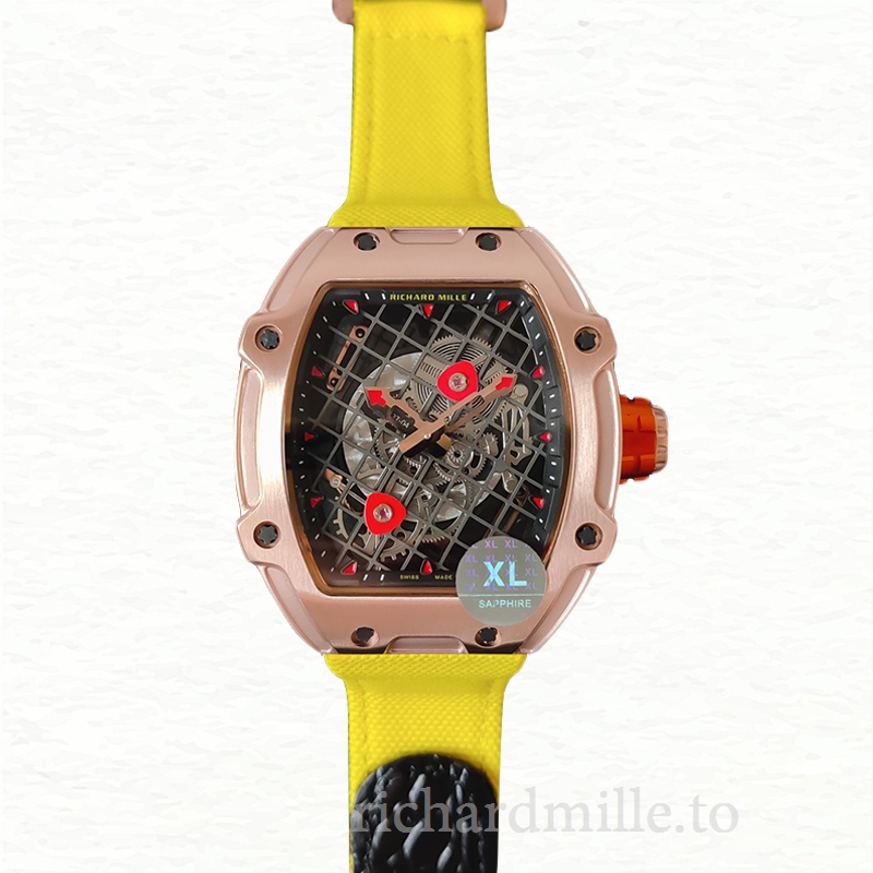 Richard Mille RM27-04 Men Mechanical Nylon Strap Watch