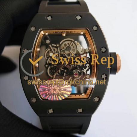 RM055 KVF V2 Ceramic Gold Dial M8215