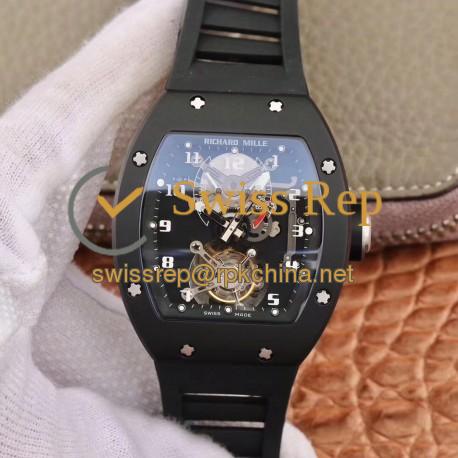 RM001 Tourbillon JBF Ceramic Black Dial Tourbillon