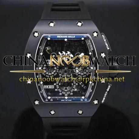 RM011-FM KVF White Ceramic Black Dial Swiss 7750