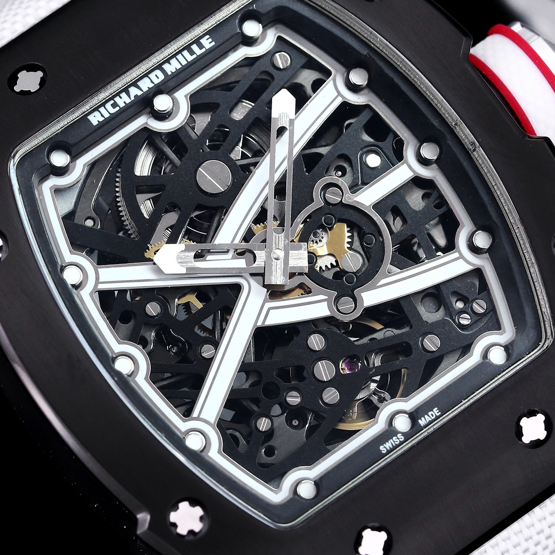 Swiss Replica Richard Mille RM 67-02 Skeleton Dial Steel Composite Case Watch – Precision Tourbillon Movement